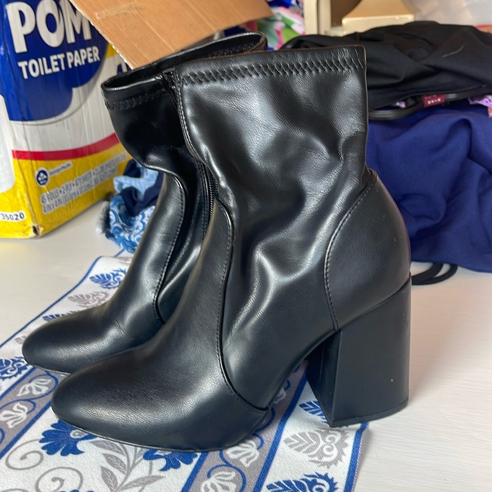 Women’s black ankle boots